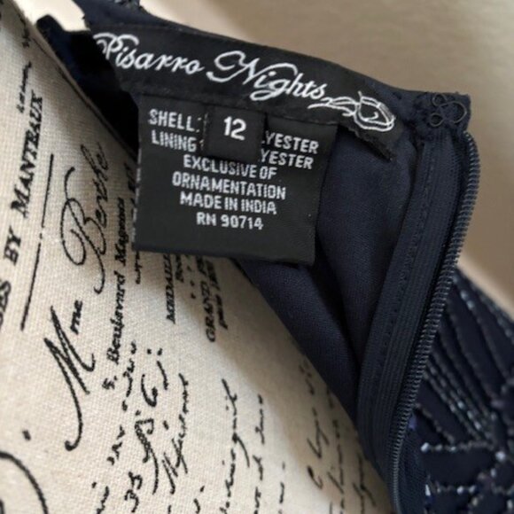 Pissaro Nights Sleeveless Beaded Gown - Picture 11 of 11